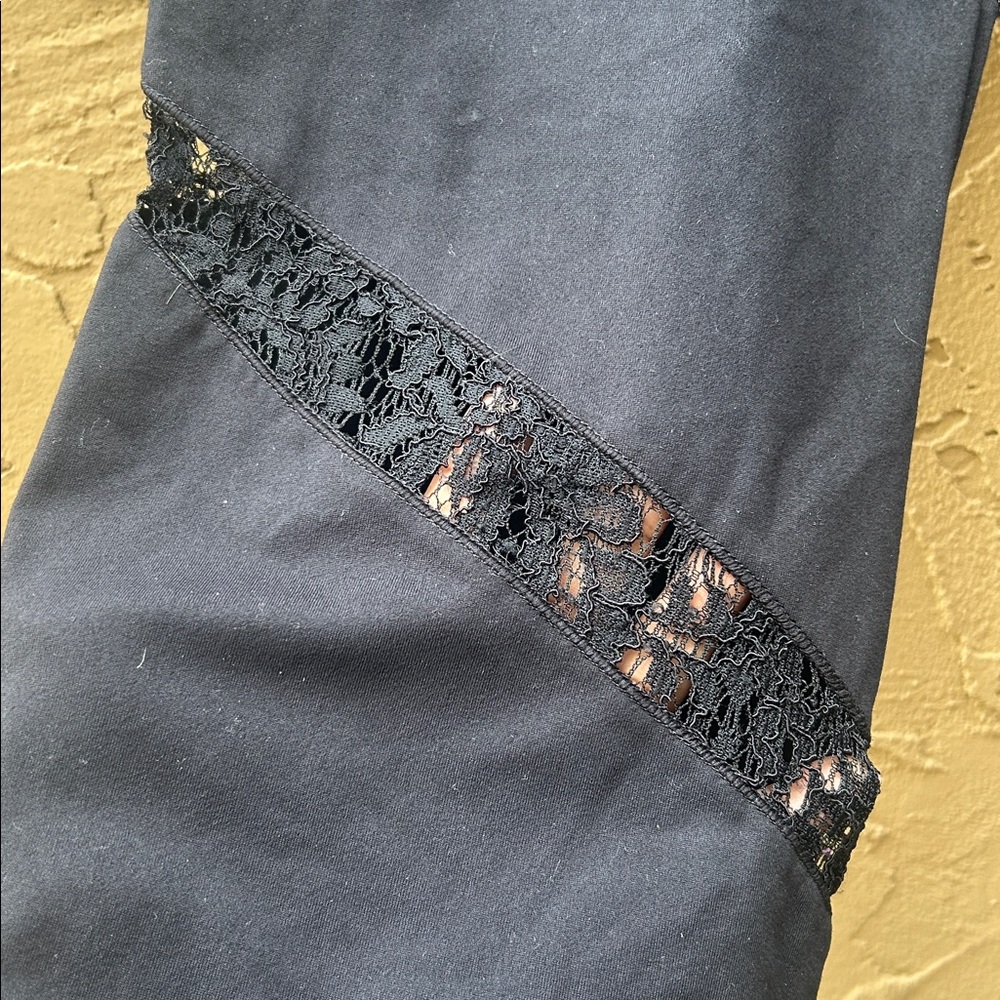 🎉HOST PICK🎉 Boston Proper Black Lace Inset Athleisure 2pc Set - Picture 6 of 8